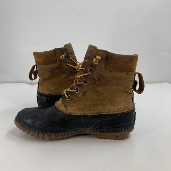 Sorel Men\'s Cheyanne Lace Rain Waterproof Winter Leather Sole Duck Boot‎ Size 9 main image 9